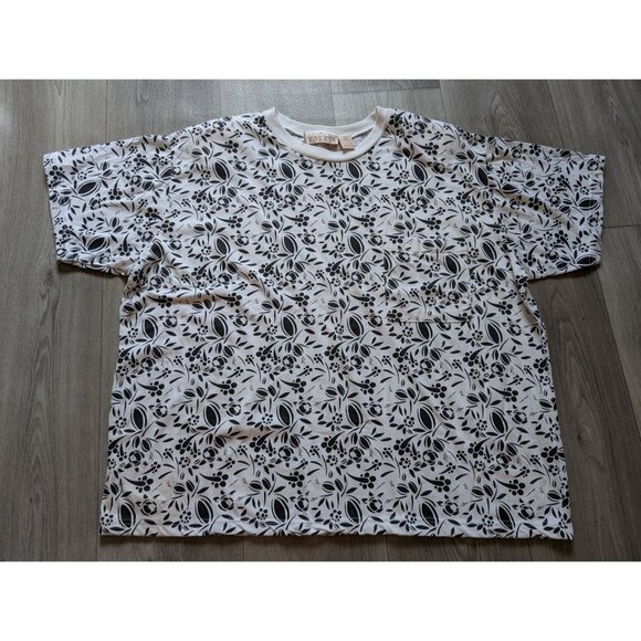 Venezia Womens Floral Pattern Top Size 2X - Picture 3 of 7